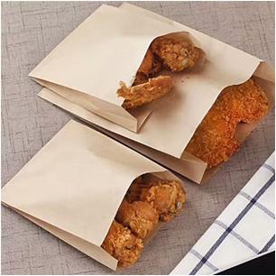 Flat Brown Kraft Paper Bag
